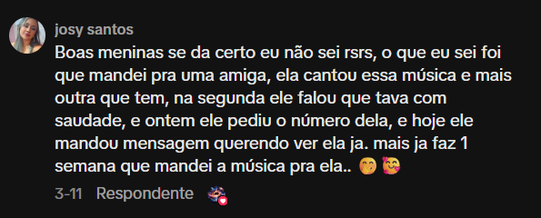 Depoimento de Josy Santos