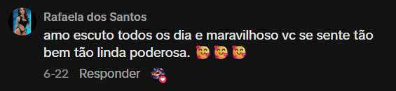 Depoimento de Rafaela dos Santos